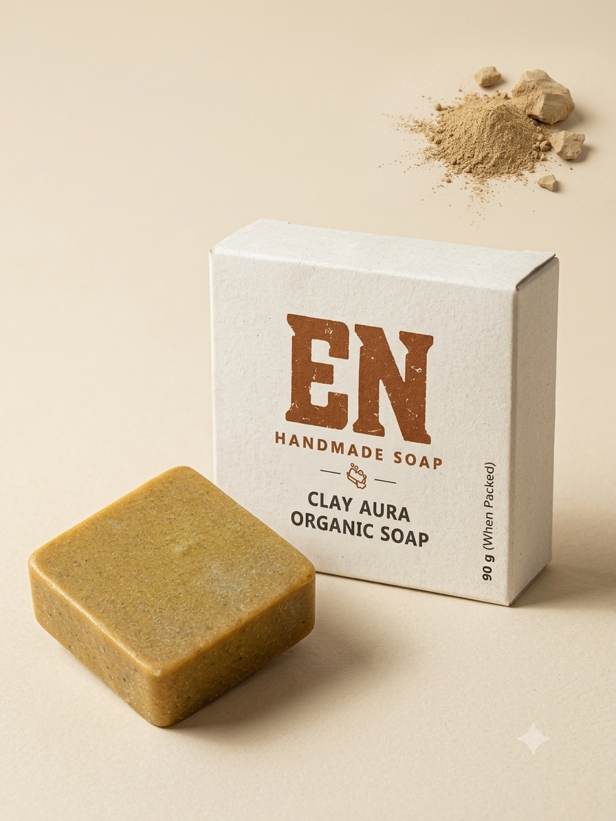 EN Handmade Soap – Clay Aura Organic Soap | 90 g