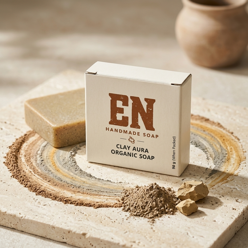 EN Handmade Soap – Clay Aura Organic Soap | 90 g