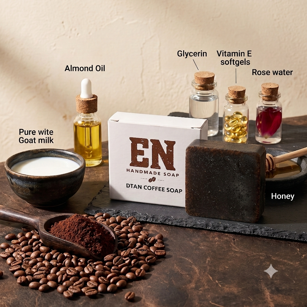 EN Handmade Soap – DTAN Coffee Soap | 90 g